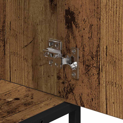 Bathroom Furniture Set 2 pcs Old Wood Engineered Wood