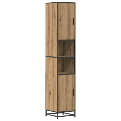 Bathroom Furniture Set 3 pcs Artisan Oak Engineered Wood