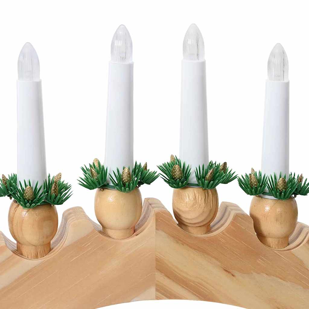 Christmas Candle Arch with 10 LED Candles 3 pcs LEDs Warm White