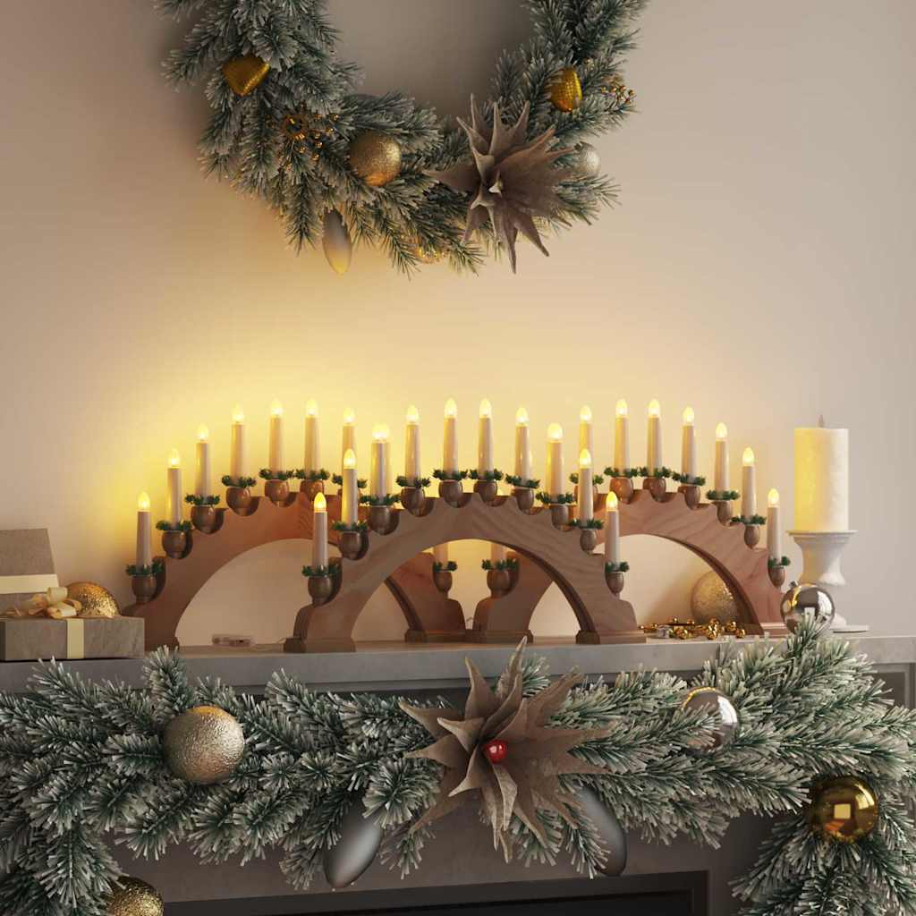 Christmas Candle Arch with 10 LED Candles 3 pcs LEDs Warm White