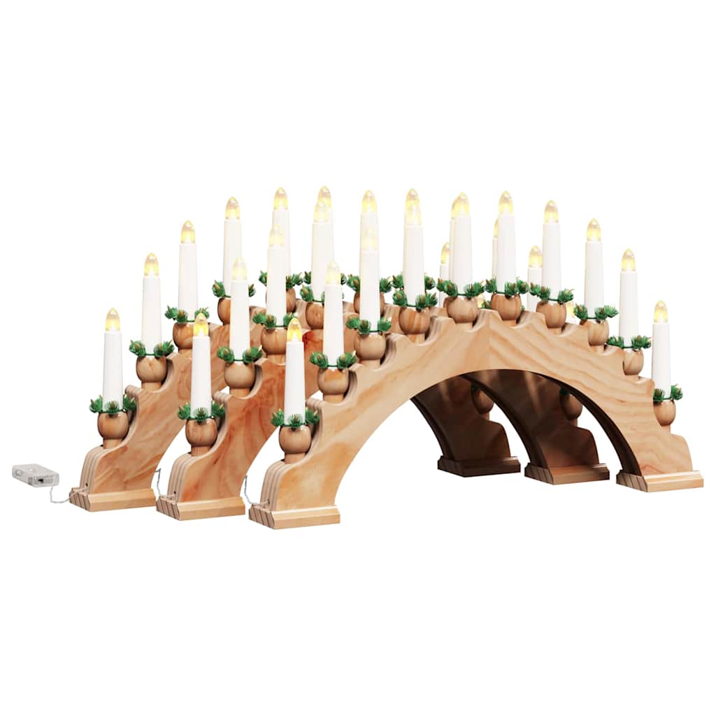 Christmas Candle Arch with 10 LED Candles 3 pcs LEDs Warm White