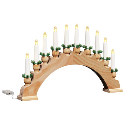 Christmas Candle Arch with 10 LED Candles 3 pcs LEDs Warm White