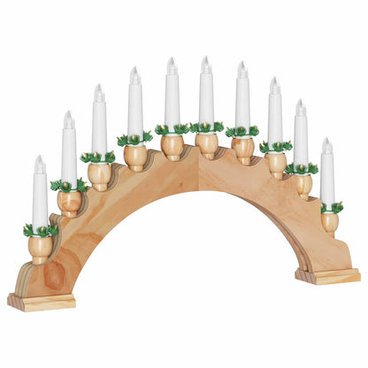 Christmas Candle Arch with 10 LED Candles 3 pcs LEDs Warm White