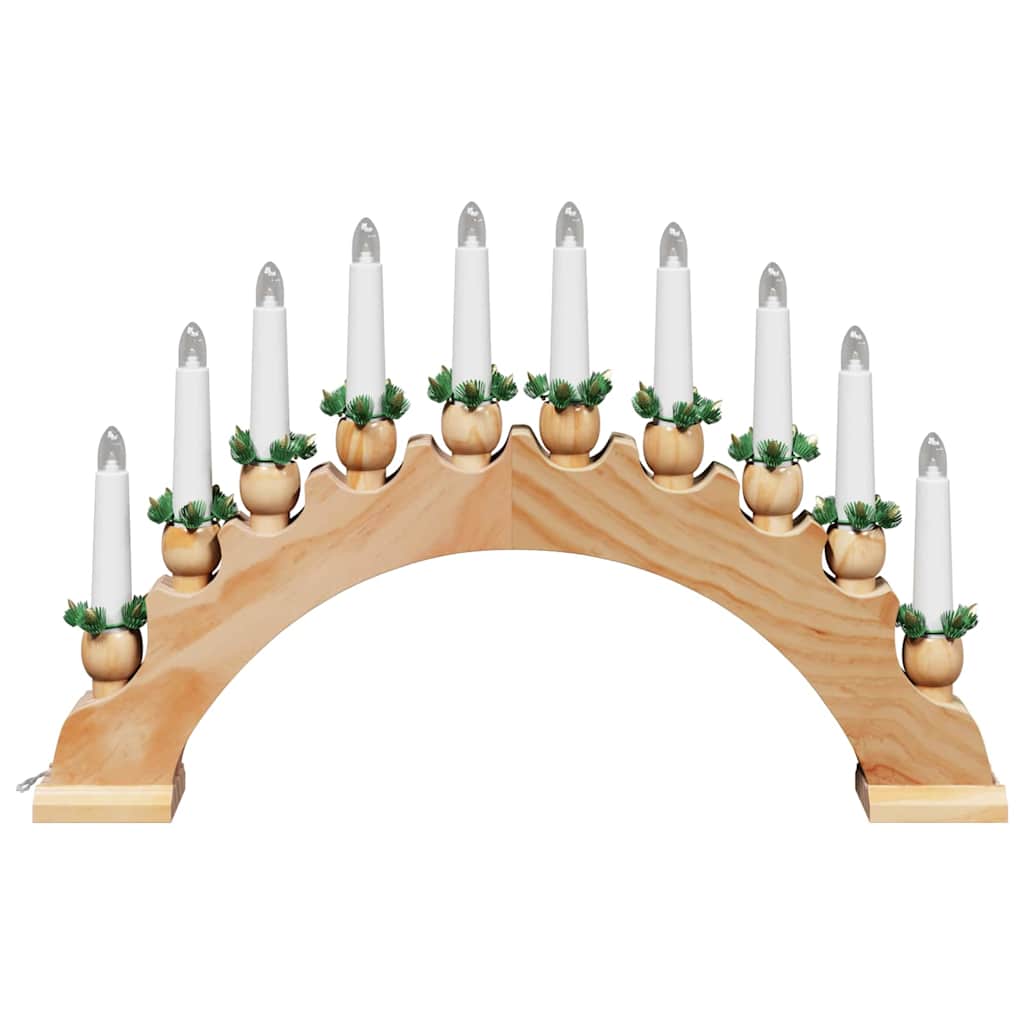 Christmas Candle Arch with 10 LED Candles 3 pcs LEDs Warm White
