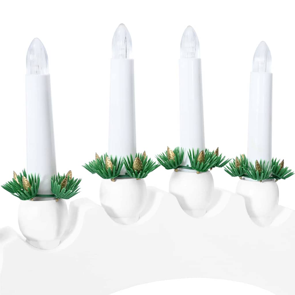 Christmas Candle Arch with 10 LED Candles 3 pcs LEDs Warm White