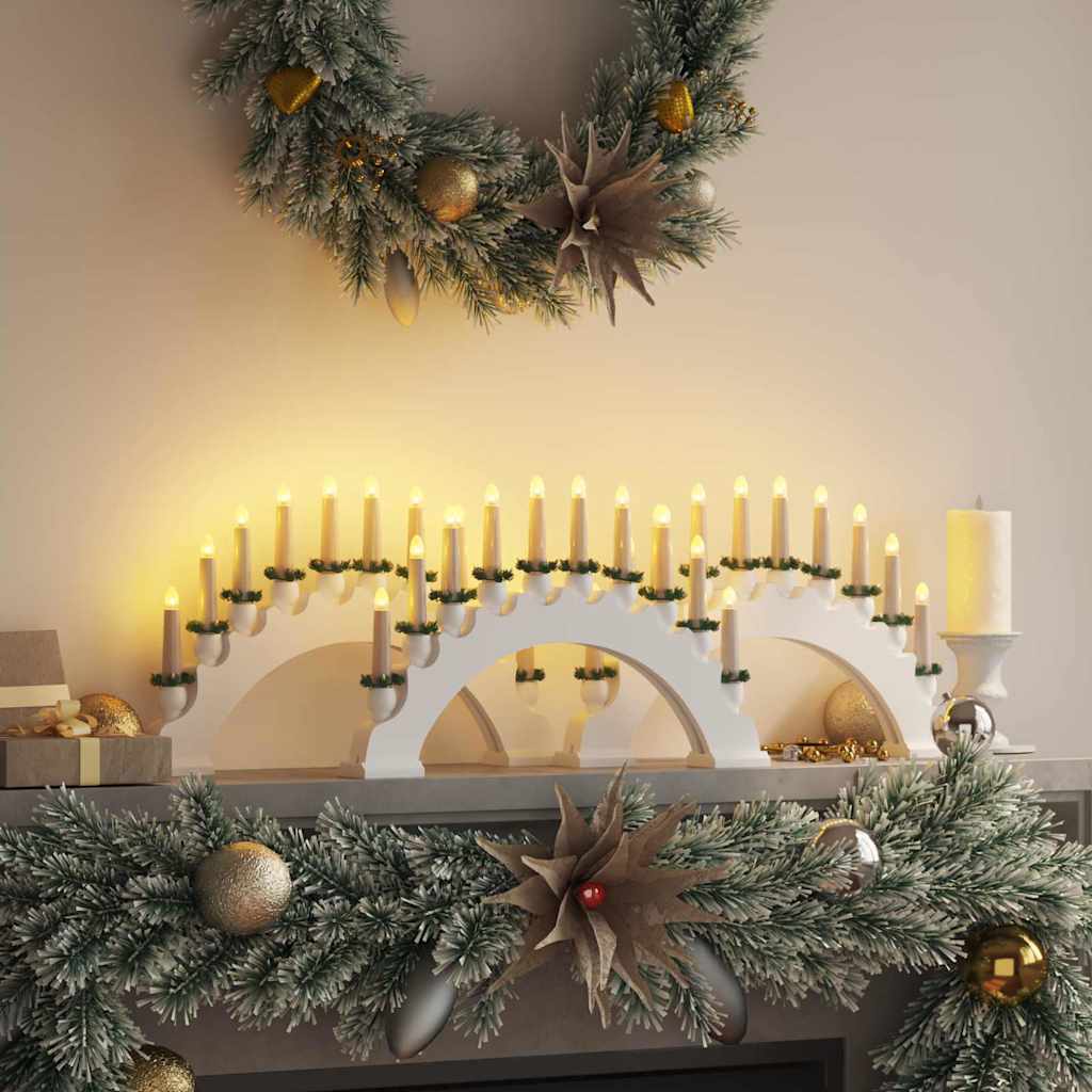 Christmas Candle Arch with 10 LED Candles 3 pcs LEDs Warm White