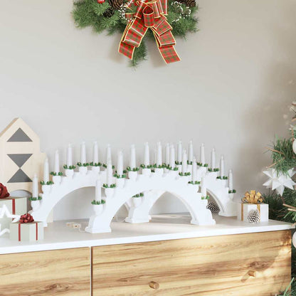 Christmas Candle Arch with 10 LED Candles 3 pcs LEDs Warm White