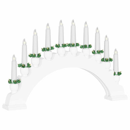 Christmas Candle Arch with 10 LED Candles 3 pcs LEDs Warm White