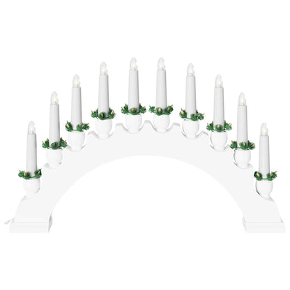 Christmas Candle Arch with 10 LED Candles 3 pcs LEDs Warm White