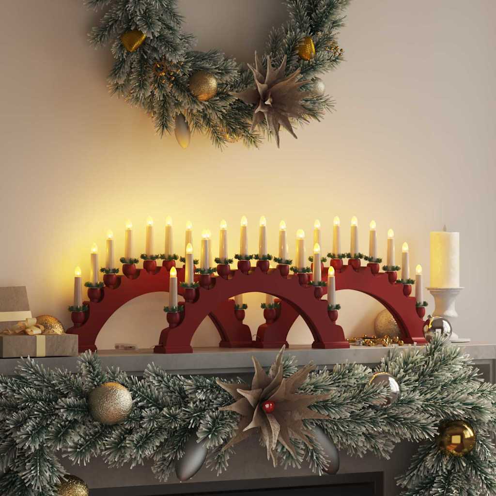 Christmas Candle Arch with 10 LED Candles 3 pcs LEDs Warm White