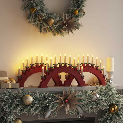 Christmas Candle Arch with 10 LED Candles 3 pcs LEDs Warm White