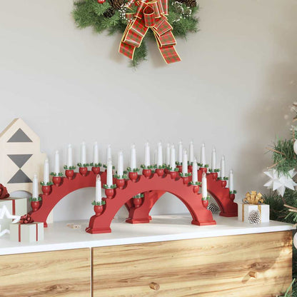 Christmas Candle Arch with 10 LED Candles 3 pcs LEDs Warm White
