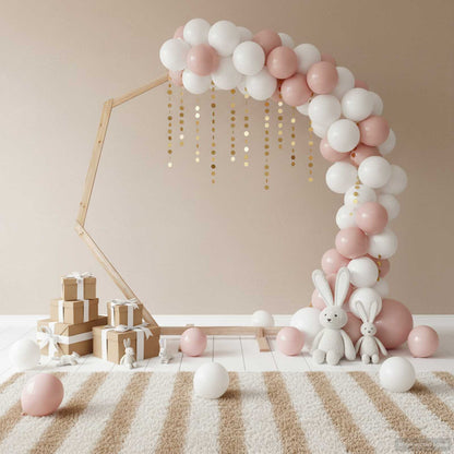 Wedding Arch Light Brown 221 x 92 x 216 cm Solid Pine Wood