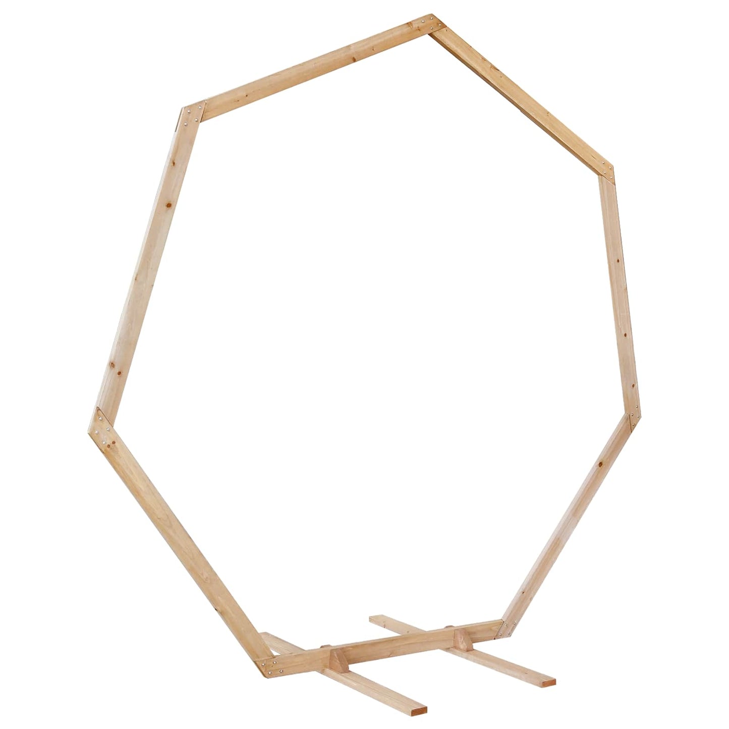 Wedding Arch Light Brown 221 x 92 x 216 cm Solid Pine Wood