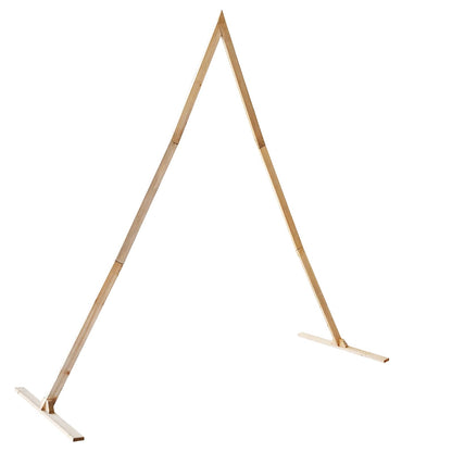 Wedding Arch Light Brown 202 x 95 x 254 cm Solid Pine Wood