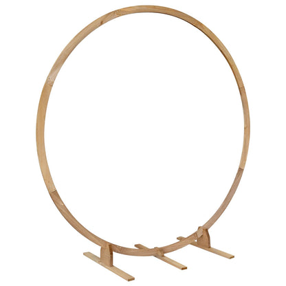 Wedding Arch Light Brown 224 x 80 x 220 cm Solid Pine Wood