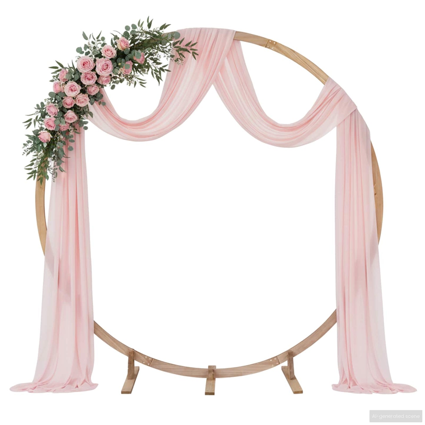 Wedding Arch Light Brown 224 x 80 x 220 cm Solid Pine Wood