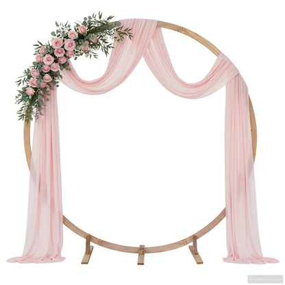 Wedding Arch Light Brown 224 x 80 x 220 cm Solid Pine Wood