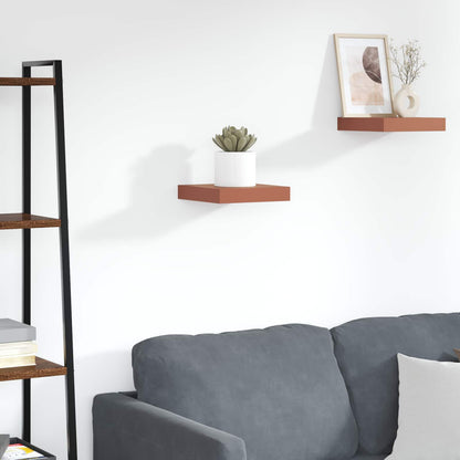 Wall Shelf Wall-mounted Red 23 x 23.5 x 4 cm Engineered Wood
