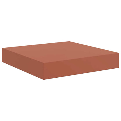 Wall Shelf 2 pcs Red 23 x 23.5 x 4 cm Engineered Wood