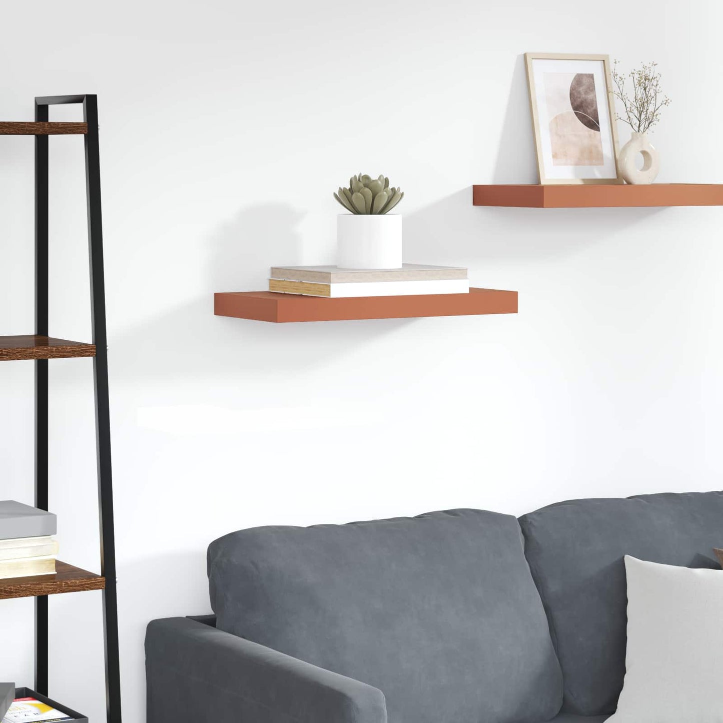 Wall Shelf Wall-mounted Red 60 x 23 x 4 cm Engineered Wood