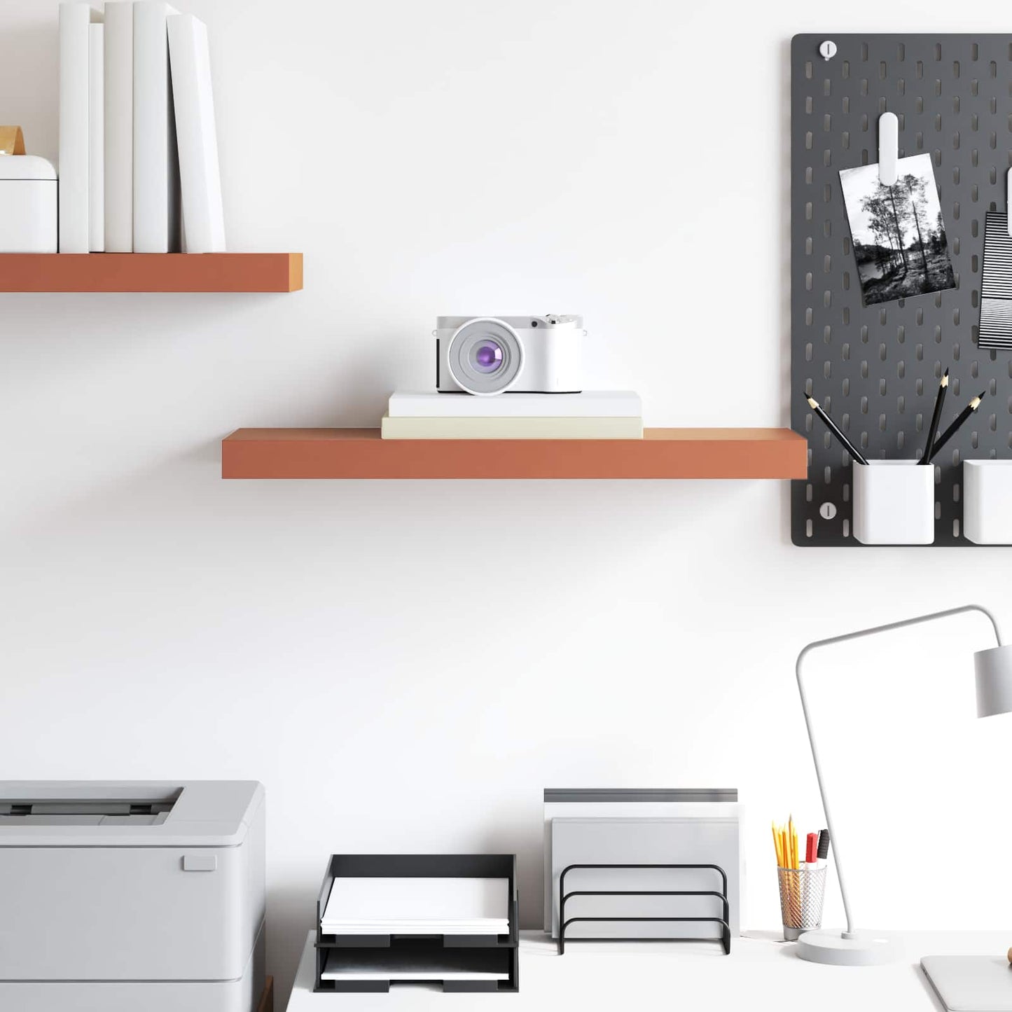 Wall Shelf Wall-mounted Red 60 x 23 x 4 cm Engineered Wood