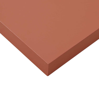 Wall Shelf Wall-mounted Red 80 x 23.5 x 4 cm Engineered Wood