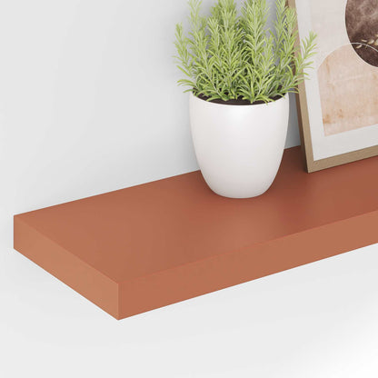 Wall Shelf Wall-mounted Red 80 x 23.5 x 4 cm Engineered Wood