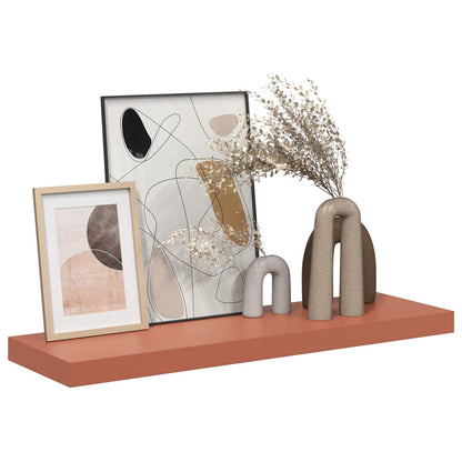 Wall Shelf Wall-mounted Red 80 x 23.5 x 4 cm Engineered Wood