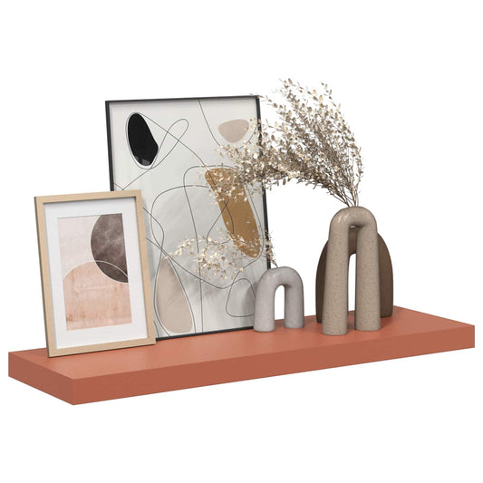 Wall Shelf Wall-mounted Red 90 x 23.5 x 4 cm Engineered Wood