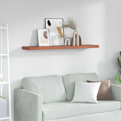 Wall Shelf Wall-mounted Red 120 x 23.5 x 4 cm Engineered Wood