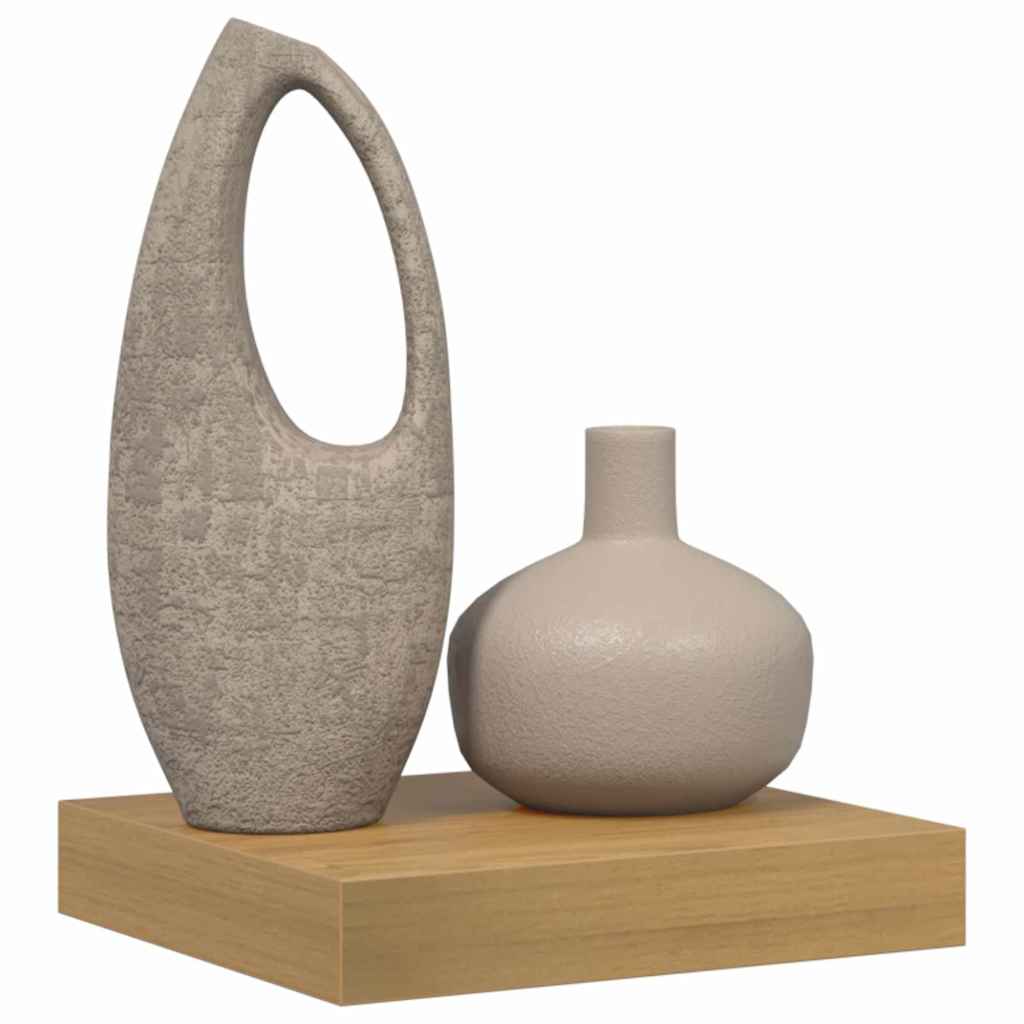 Wall Shelf Wall-mounted Brown 23 x 23.5 x 4 cm Engineered Wood