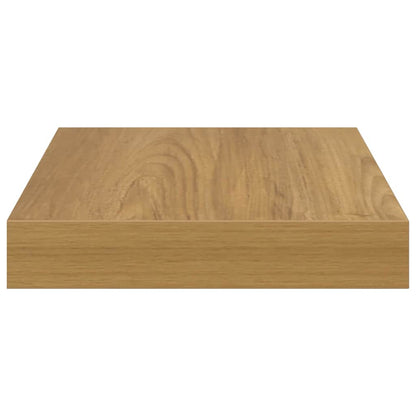 Wall Shelf 4 pcs Brown 23 x 23.5 x 4 cm Engineered Wood