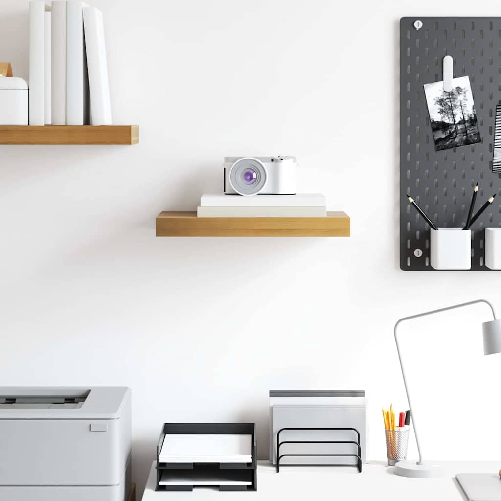 Wall Shelf Wall-mounted Brown 40 x 23.5 x 4 cm Engineered Wood