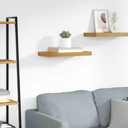 Wall Shelf Wall-mounted Brown 50 x 23 x 4 cm Engineered Wood