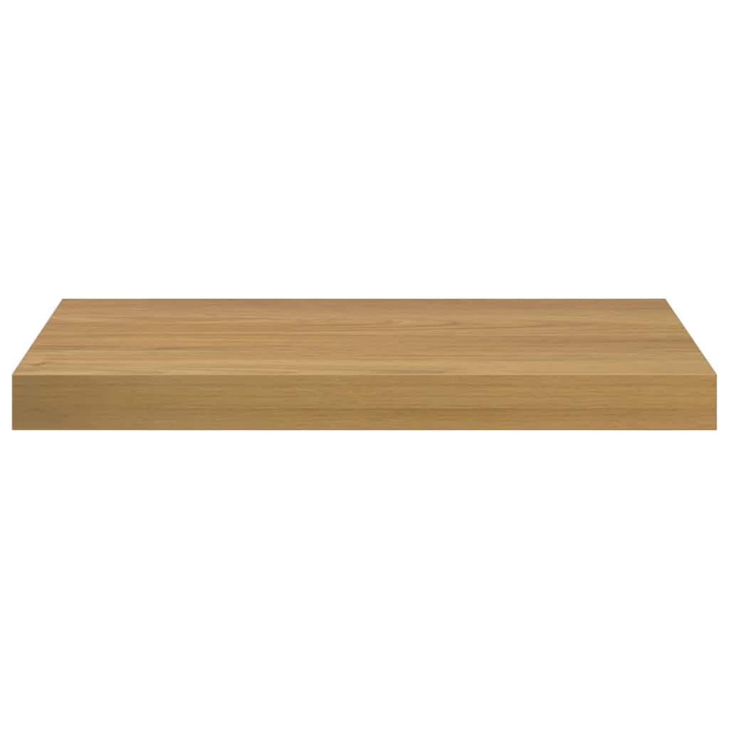 Wall Shelf 2 pcs Brown 50 x 23 x 4 cm Engineered Wood