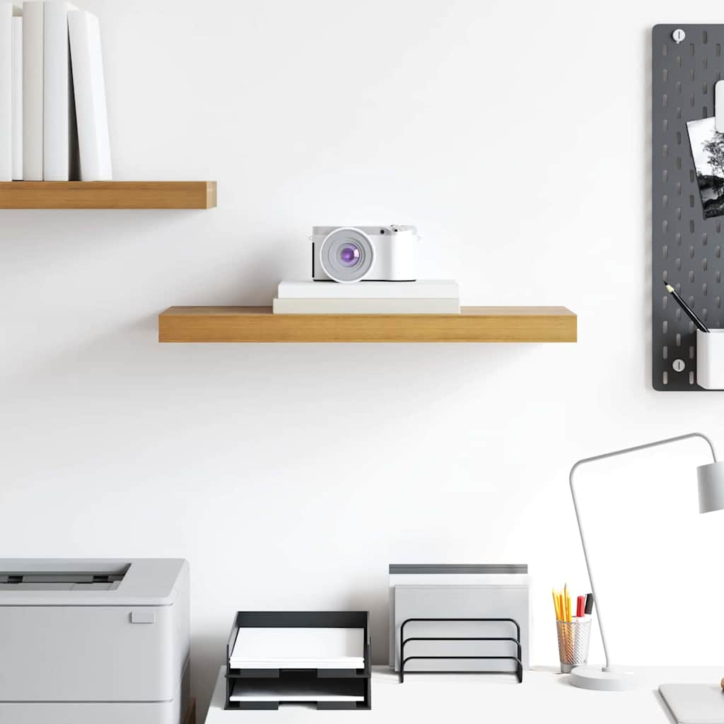 Wall Shelf Wall-mounted Brown 60 x 23 x 4 cm Engineered Wood