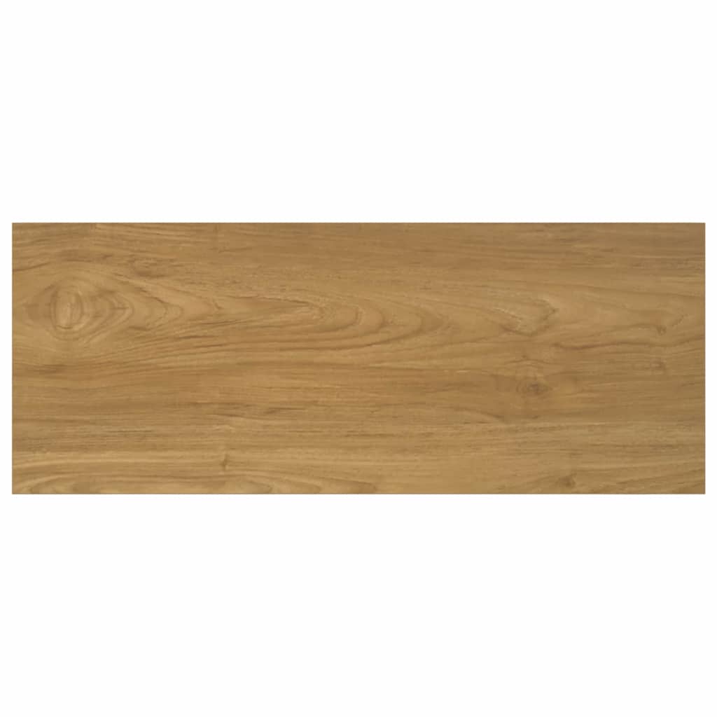 Wall Shelf 2 pcs Brown 60 x 23 x 4 cm Engineered Wood