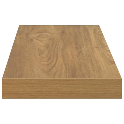 Wall Shelf 4 pcs Brown 90 x 23.5 x 4 cm Engineered Wood