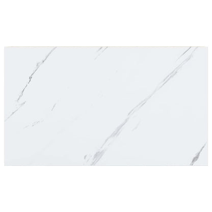Wall Shelf White Marble 40 x 23.5 x 4 cm Engineered Wood