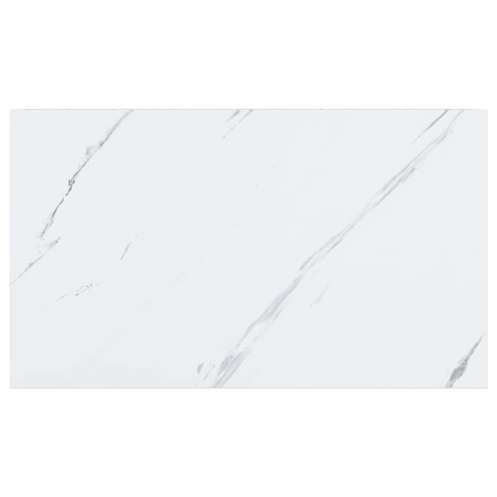 Wall Shelf 4 pcs White Marble 40 x 23.5 x 4 cm Engineered Wood