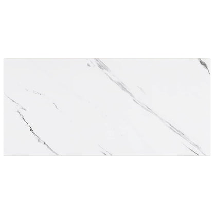 Wall Shelf White Marble 50 x 23 x 4 cm Engineered Wood