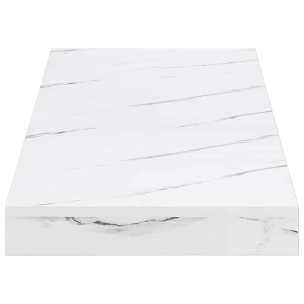 Wall Shelf White Marble 60 x 23 x 4 cm Engineered Wood