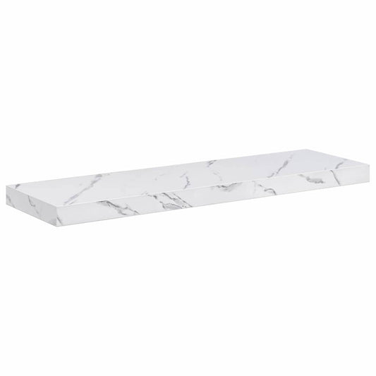 Wall Shelf Wall-Mounted White Marble 80 x 23.5 x 3.8 cm