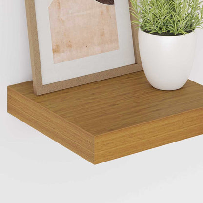 Wall Shelf Wall-mounted Beige 23 x 23.5 x 4 cm Engineered Wood
