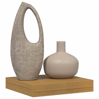 Wall Shelf Wall-mounted Beige 23 x 23.5 x 4 cm Engineered Wood