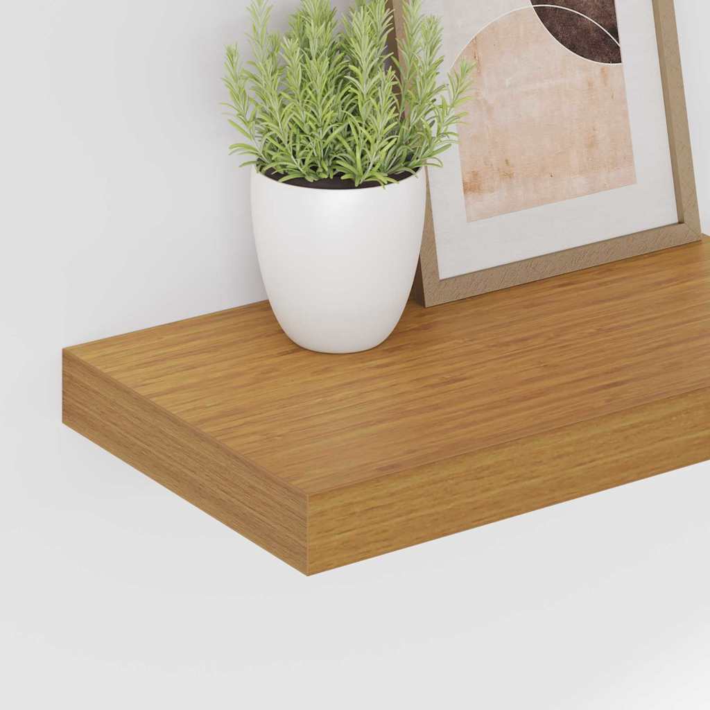 Wall Shelf 4 pcs Beige 40 x 23.5 x 4 cm Engineered Wood