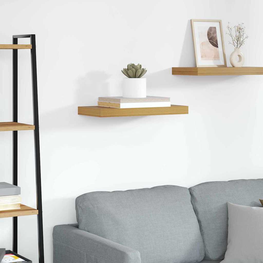 Wall Shelf Wall-mounted Beige 50 x 23 x 4 cm Engineered Wood