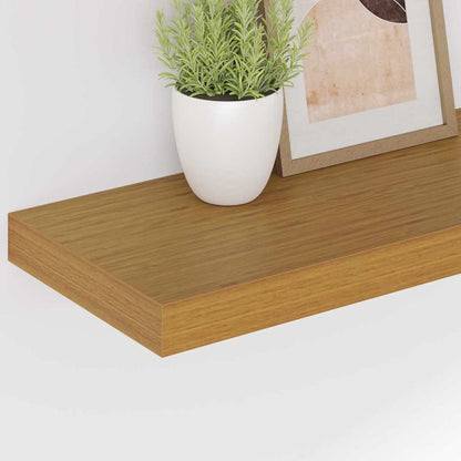 Wall Shelf 2 pcs Beige 50 x 23 x 4 cm Engineered Wood