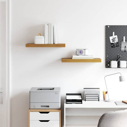 Wall Shelf 2 pcs Beige 50 x 23 x 4 cm Engineered Wood